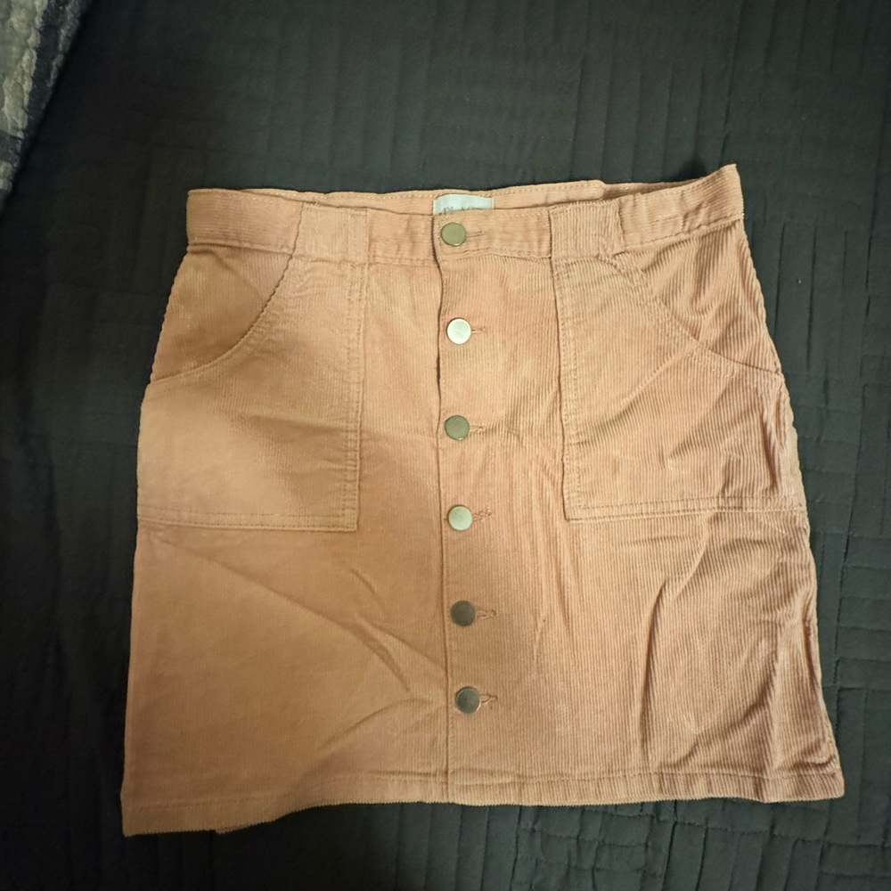 Children Place  girls Tan Corduroy Mini Skirt Size 12